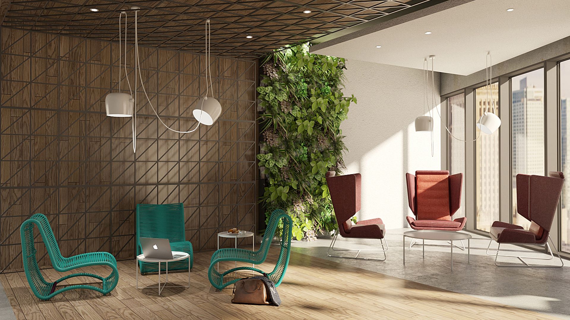 Kreativa - interior design for an office at a Confidential Client in Gdańsk, relaxation zone