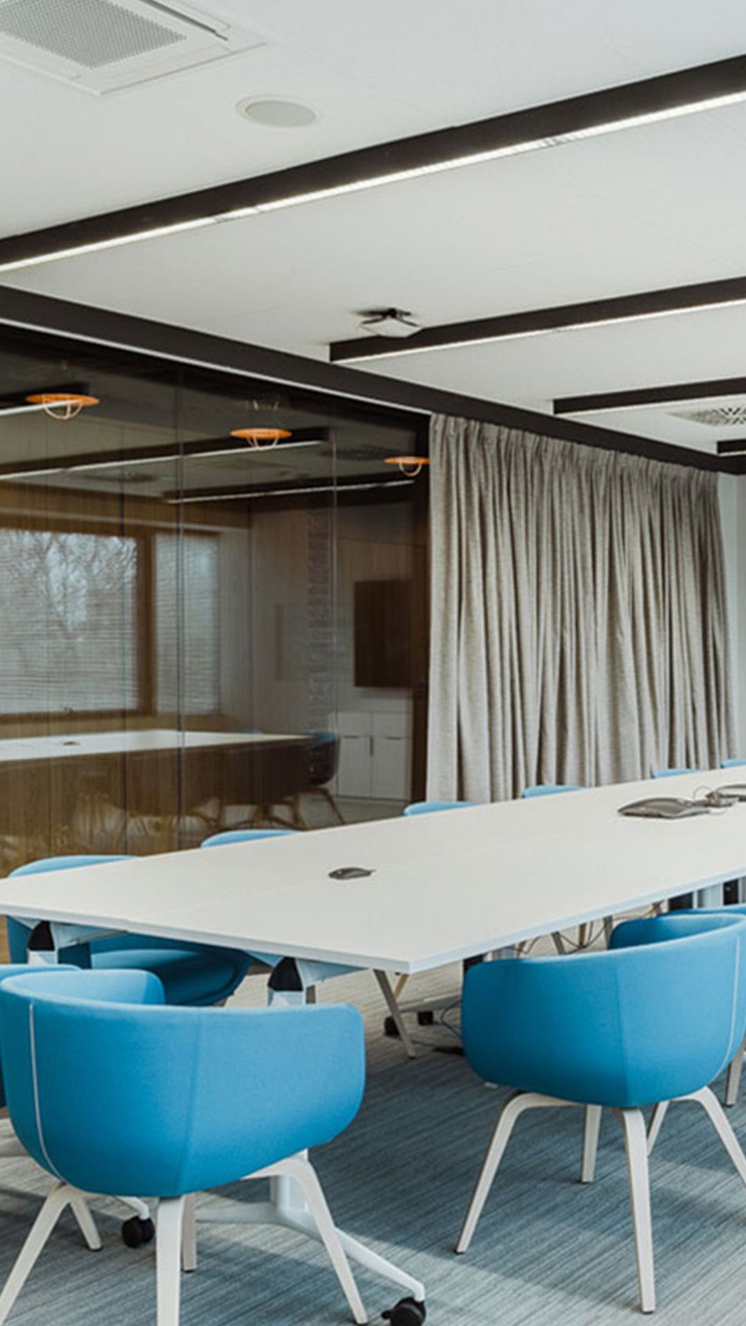 Kreativa - interior design of the Booking office in Krakow, meeting room