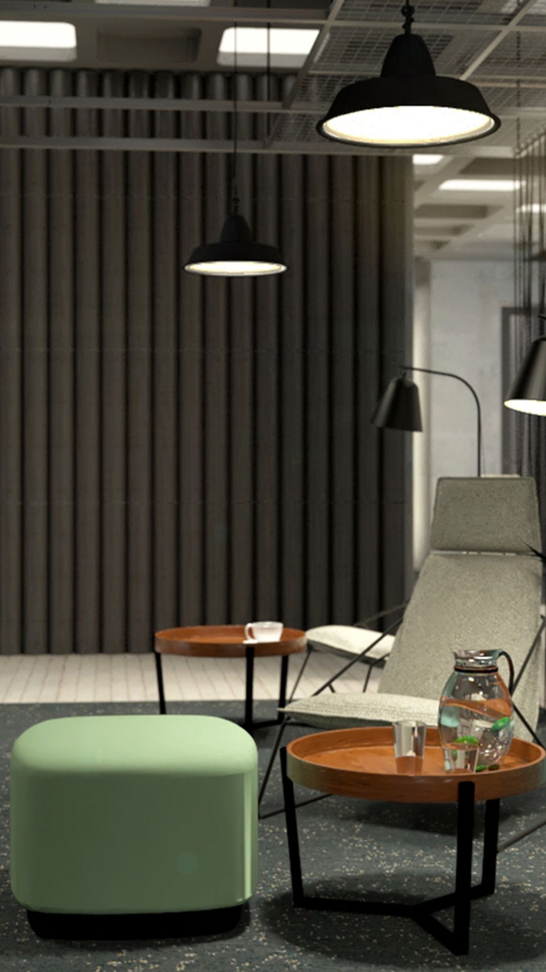 Kreativa - interior design for the confidential client office in Warsaw, meeting room